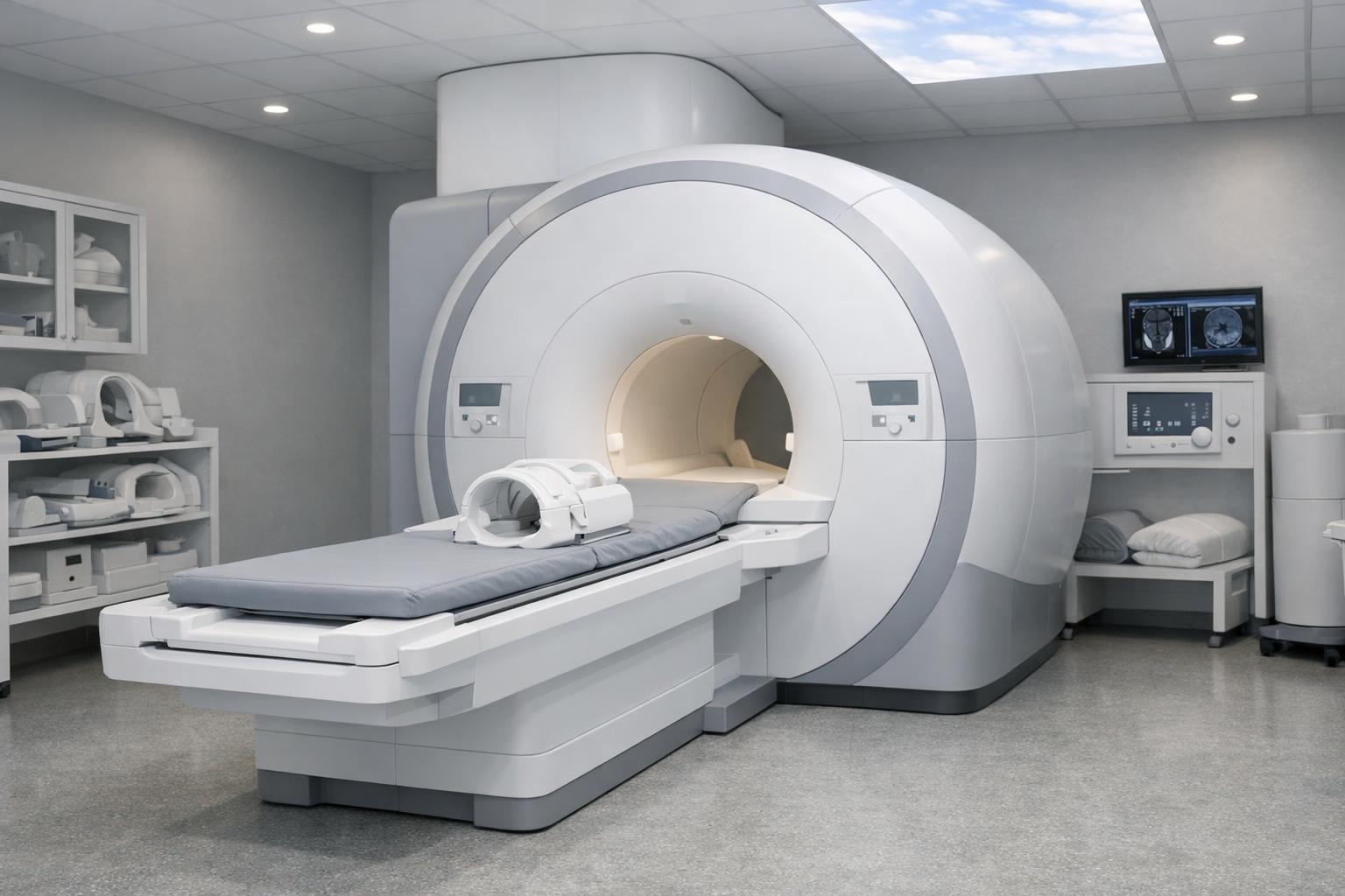 Zdjęcie: nowoczesny aparat do rezonansu magnetycznego w pracowni diagnostycznej